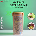 Marshal Storage Jar 2200ml – Airtight BPA Free Food Container | Kitchen Storage Jar