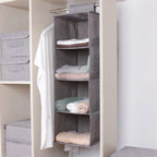 5 Layer Hanging Almari Organizer – Foldable Closet Storage Bag