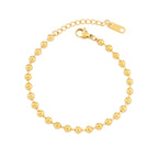 Gold Ball Bracelet for Women – Elegant Minimal Chain Bracelet