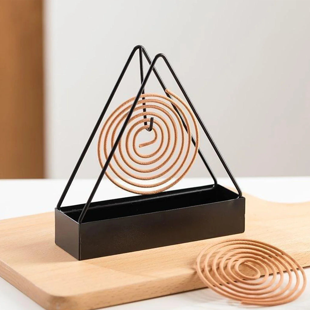 Fireproof Triangle Mosquito Coil Holder Stand in Iron
