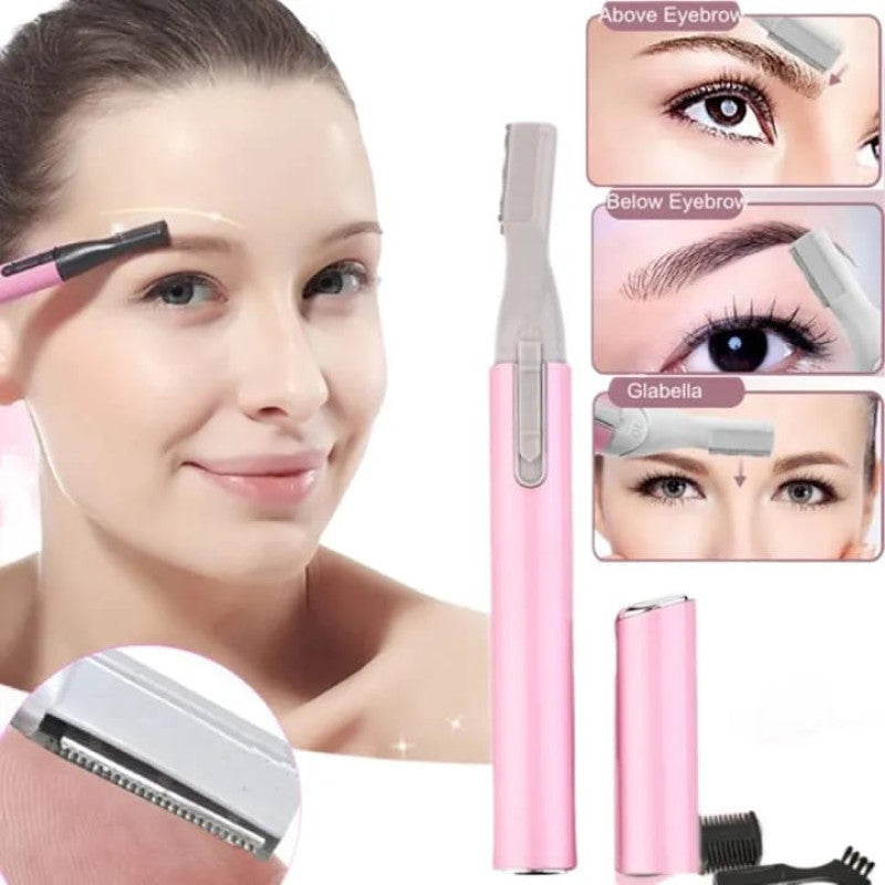 Facial Care Micro Trimmer for Women – Electric Eyebrow & Painless Facial Hair Remover