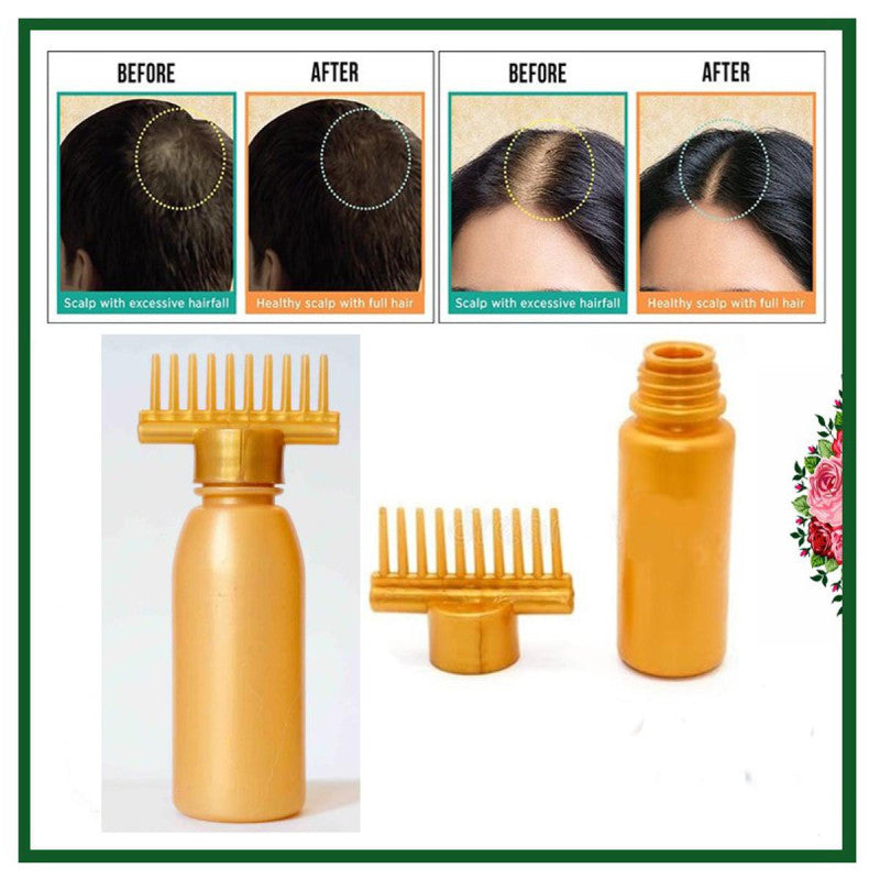 Oil Comb Bottle – Multi-Purpose Hair & Root Applicator