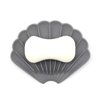 Silicone Soap Holder with Drain – Anti-Slip Shell Design Soap Dish
