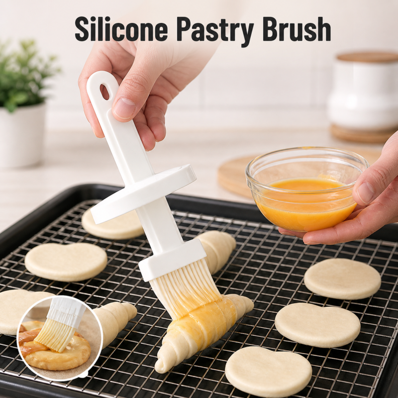 Oil Brush With Bottle Oil Dispenser