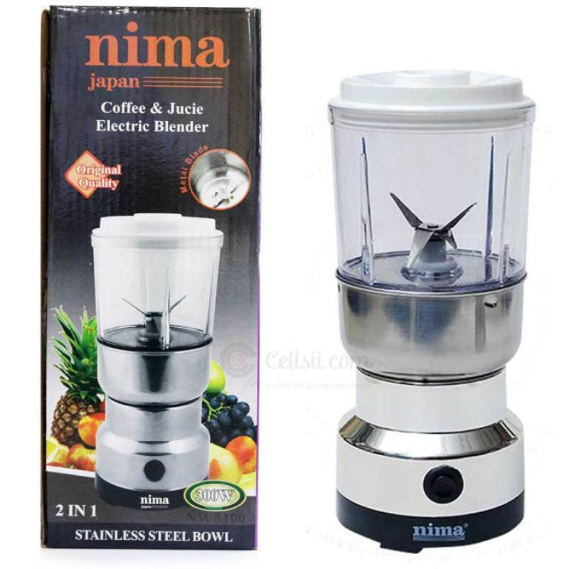 Silver Crest 2 in 1 Blender – 150W Dual Layer Grinder & Juicer | Compact Kitchen Machine