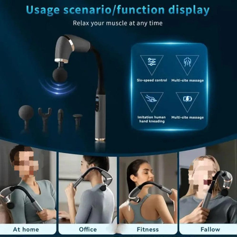 Massage Gun Electric Muscle Massager for Pain Relief – Rechargeable