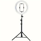 LED Ring Light with Stand – Adjustable Tripod Light for Makeup, TikTok & YouTube