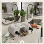 Luxury Bathroom Toilet Set Pack of 3 – Soap Dispenser & Toothbrush Holder Organizer Set
