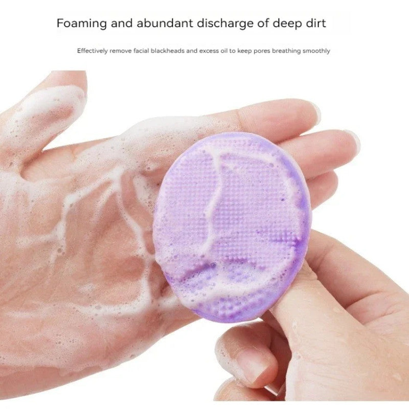 Soft Silicone Face Scrubber – Gentle Exfoliating Face Wash Brush