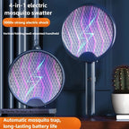 Foldable Mosquito Killer Racket with UV Light – Rechargeable Electric Swatter