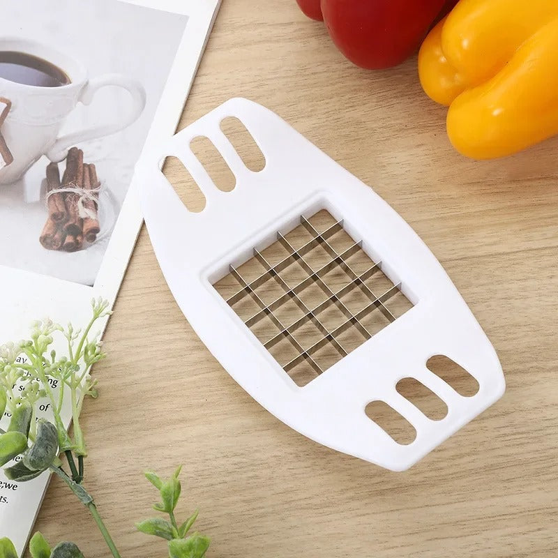 Stainless Steel Vegetable Potato Square Slicer French Fry Grid Cutter