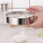 6 Pcs Fine Mesh Flour Sifter Set – Stainless Steel Baking Sieves