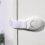 Pack of 3 Child Safety Ribbon Lock – Adjustable Cabinet & Drawer Lock | Baby Proof Multi-Purpose Lock