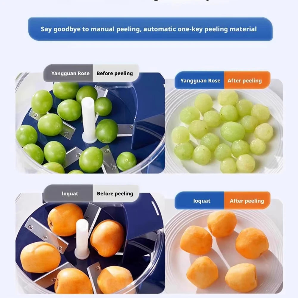 Automatic Electric Fruit & Vegetable Peeler Machine – Hands-Free Kitchen Peeling Tool