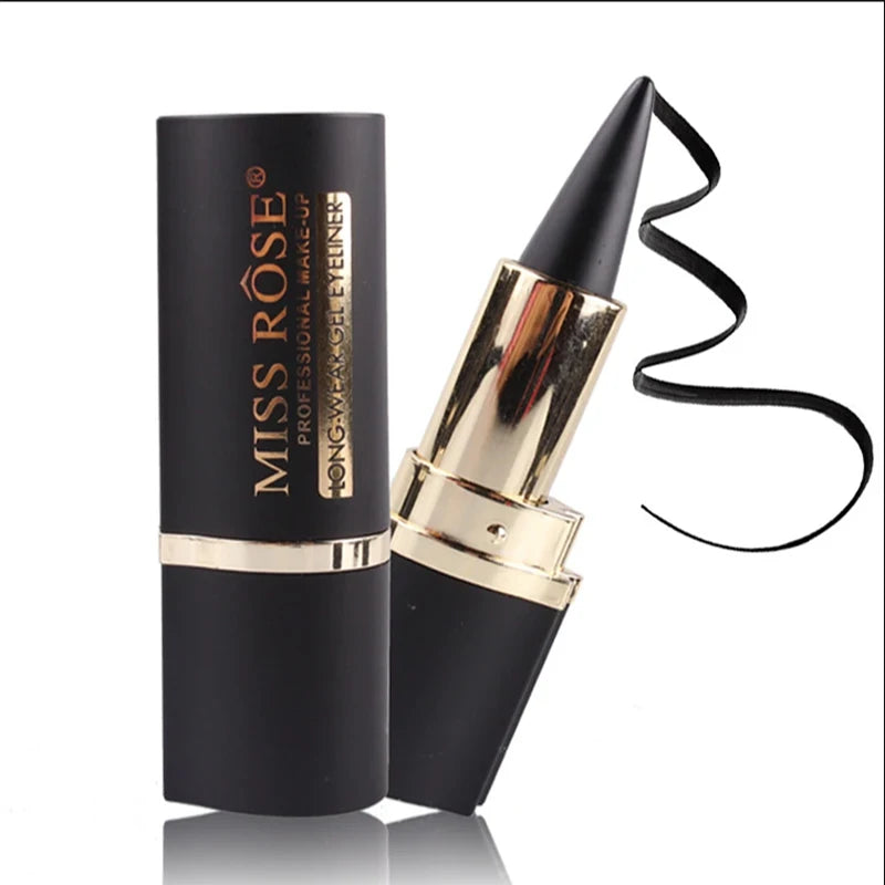 Miss Rose Kajal Stick – Long Lasting Waterproof Gel Eyeliner | Smudge Proof Deep Black Kajal