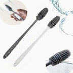 Pack of 2 Small Glass Cleaning Brush – Long Handle Bottle & Cup Washer