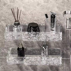Transparent Acrylic Wall Shelf – Waterproof Bathroom & Kitchen Storage Organizer Rack