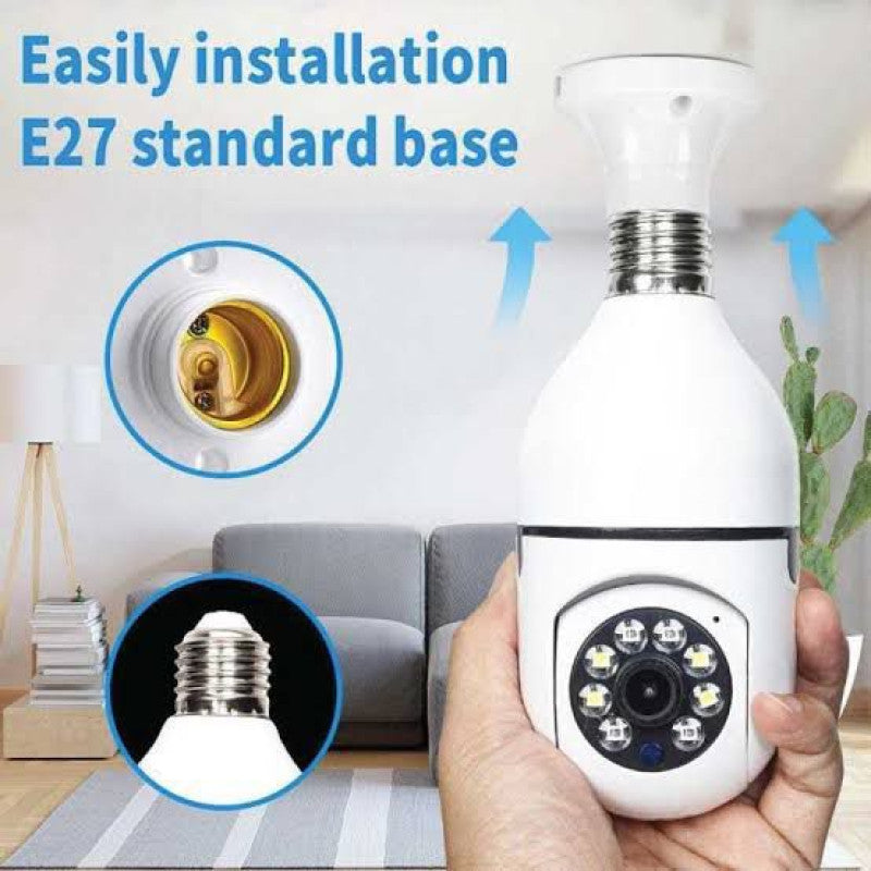 WiFi Bulb Camera 360° – HD Security Camera with Mobile App