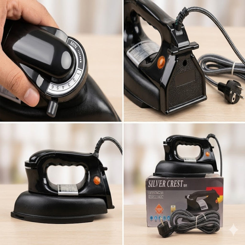 Silver Crest BR-144 Deluxe Automatic Dry Iron – Heavy Duty Non-Stick Electric Iron