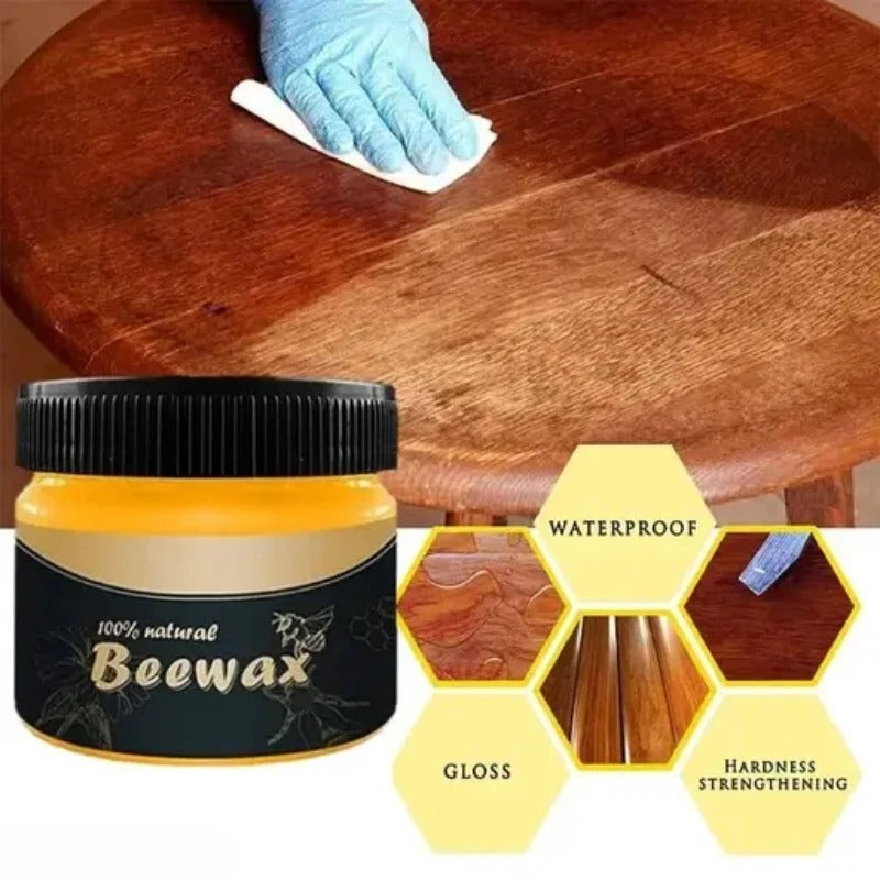 Beewax Furniture Polish with Long Lasting Cleaning and Shine Formula