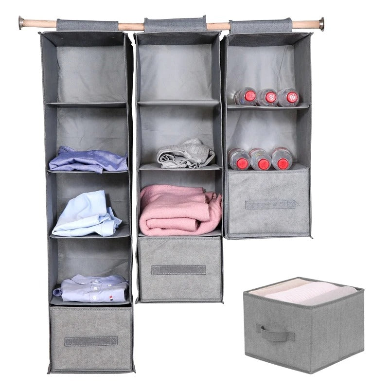 5 Shelf Drawer Hanging Organizer