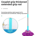 Twist Mop Wring-Out – Hand Press Floor Cleaning Mop with Super Absorbent Head