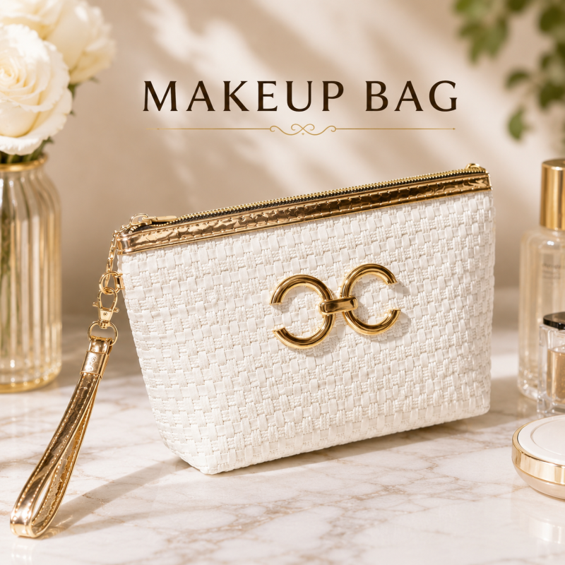 Luxury Makeup Bag – Premium Cosmetic Pouch & Travel Organizer