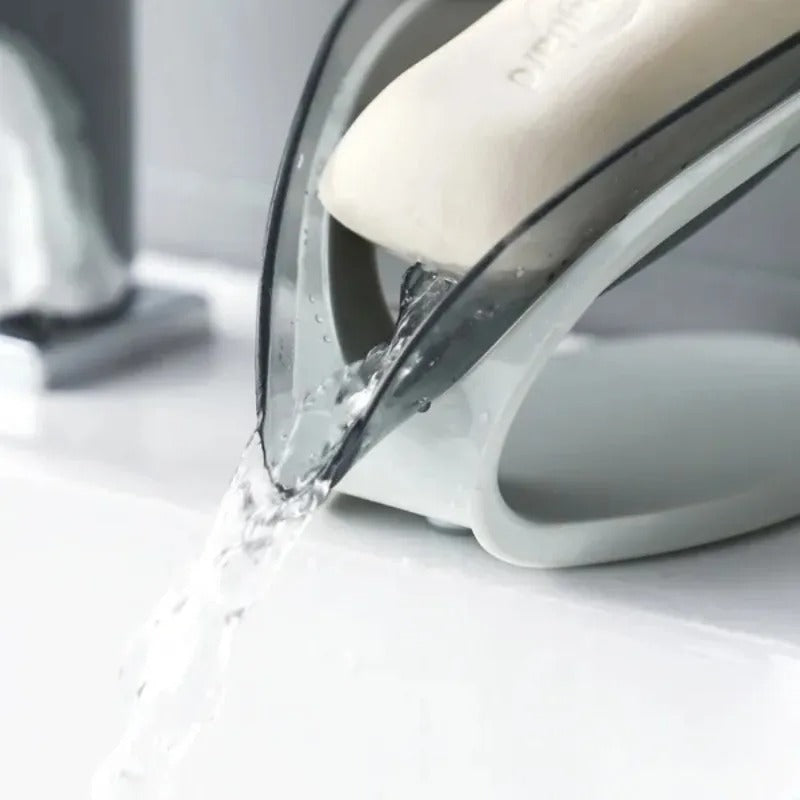 Smart Soap Holder – Automatic Self Draining Soap Dish with Suction Base