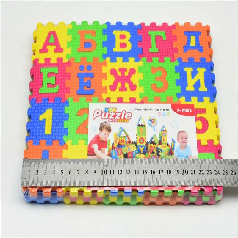 Baby Foam Puzzle Mat (A-Z & Numbers) | Soft EVA Play Mat for Kids