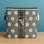 Pack of 2 Floral Large Storage Bag – Multipurpose Clothes & Blanket Organizer