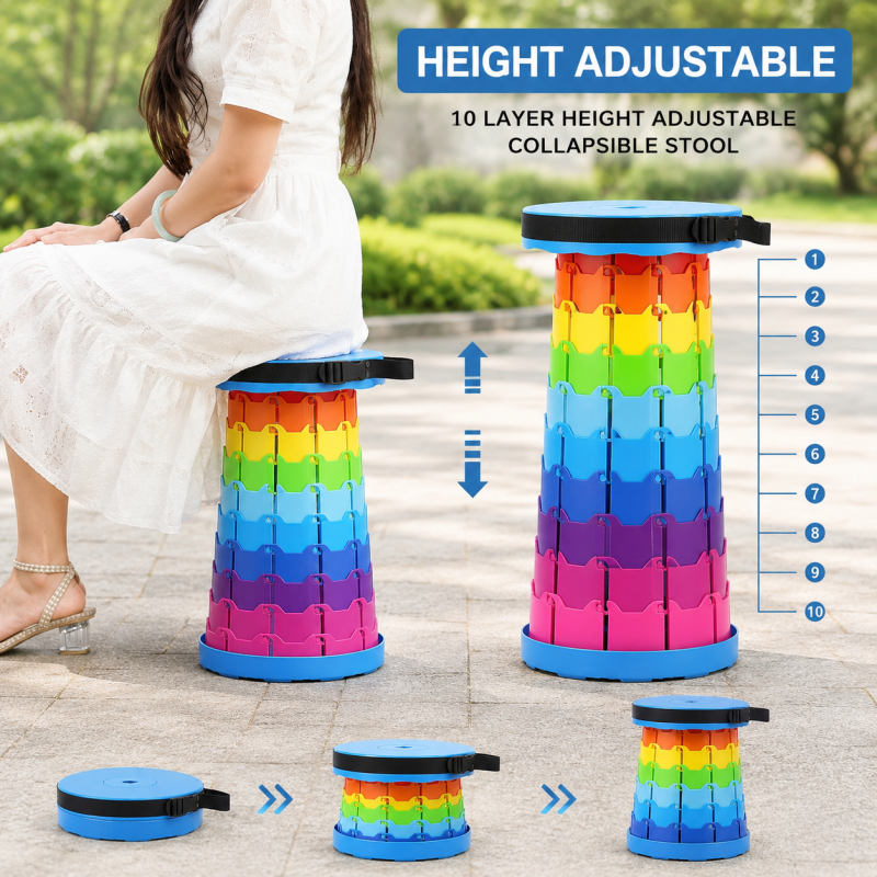Outdoor Folding Extension Stool