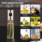 Oil Spray Bottle – Refillable Cooking Oil Sprayer | Kitchen BBQ Olive Oil Dispenser