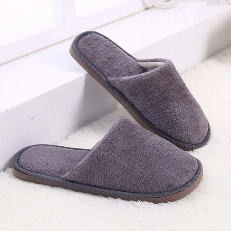 Soft Cotton Slippers for Men and Women - Unisex Indoor Spa Slippers