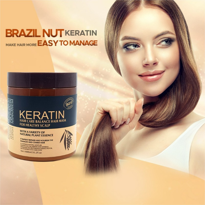 Keratin Hair Mask – Deep Repair Treatment | Smooth, Frizz-Free & Shiny Hair
