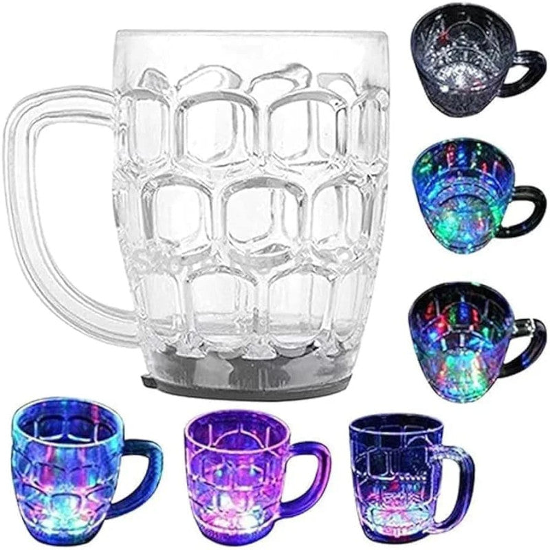 Rainbow LED Cup (Round Shape) – Color Changing Glowing Mug