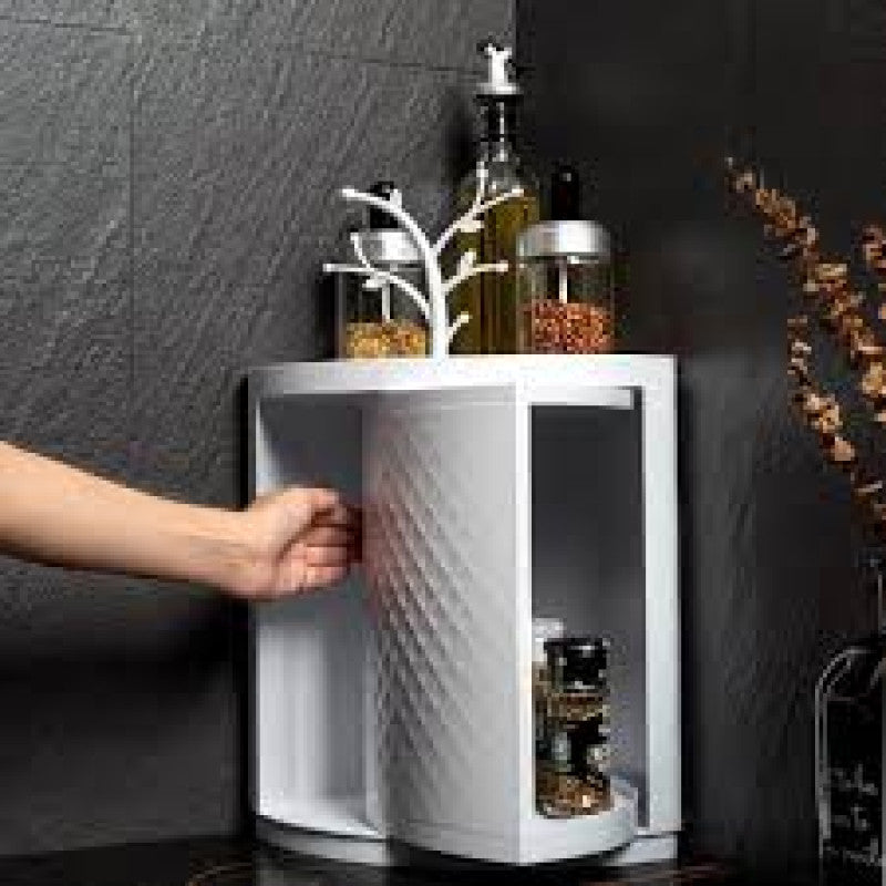 EMSA Bathroom Cabinet – Single Layer Corner Storage Organizer