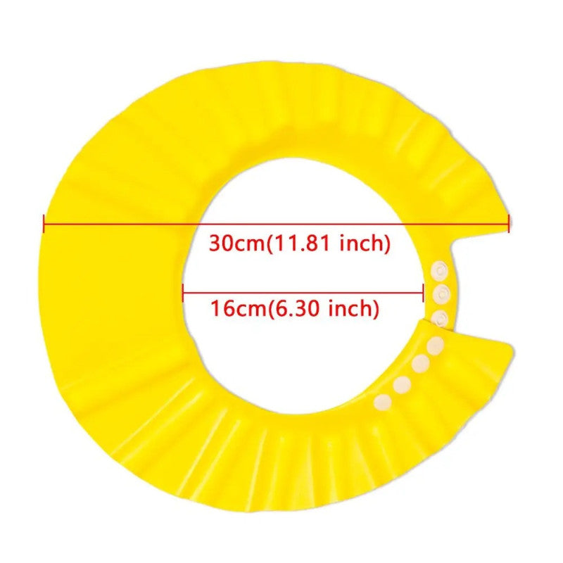 Kids Shower Cap – Adjustable Baby Bath Shampoo Shield Hat