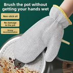 Steel Wire Cleaning Gloves – Heavy Duty Kitchen Scrubber Gloves | Cut Resistant Dishwashing & Cleaning Gloves