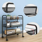 3 Tier Storage Trolley Rack – Rolling Organizer Shelf