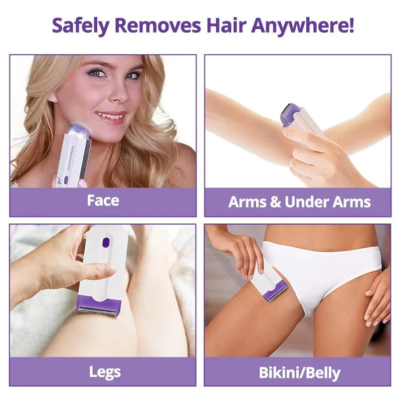 Yes Finish Hair Remover – Painless Electric Shaver for Face & Body (USB Rechargeable)