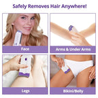 Yes Finish Hair Remover – Painless Electric Shaver for Face & Body (USB Rechargeable)