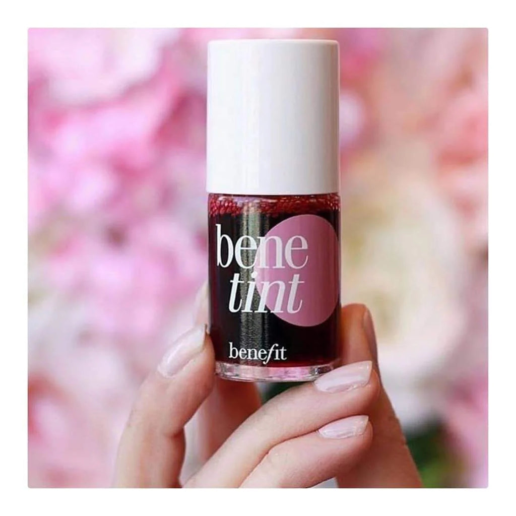 Lip & Cheek Bene Tint – Long Lasting Natural Glow Liquid Blush & Lip Color