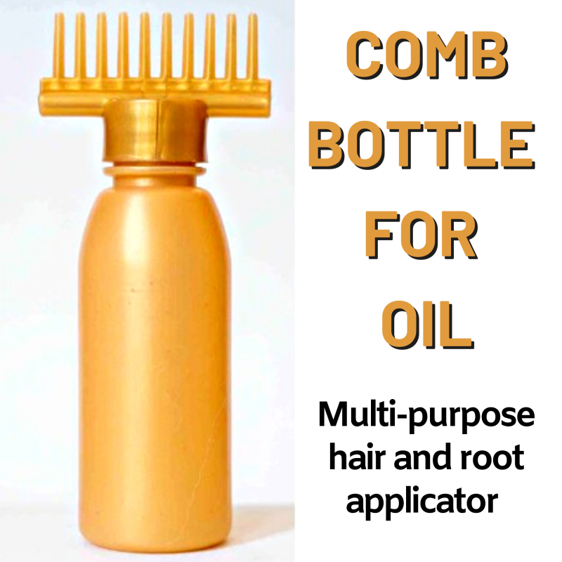 Oil Comb Bottle – Multi-Purpose Hair & Root Applicator