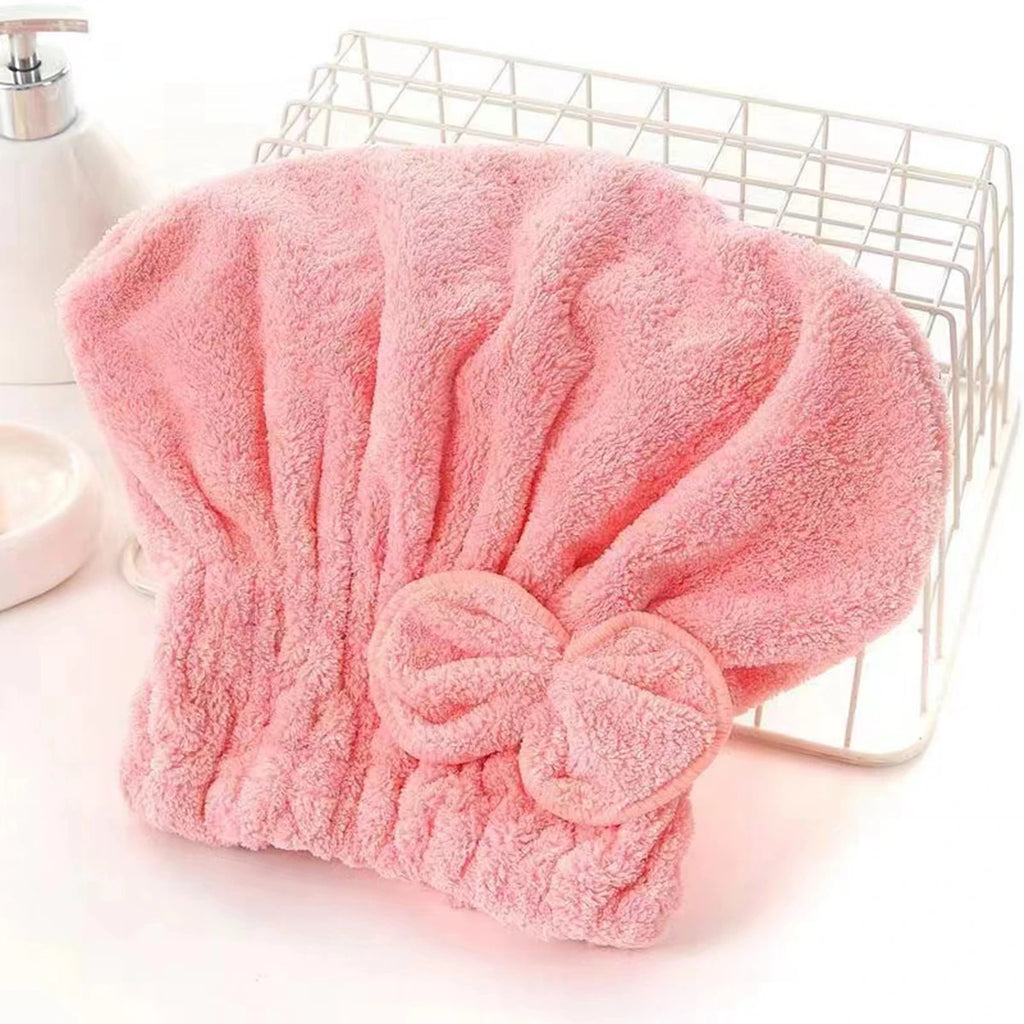Pack of 2 Bath Towel cap