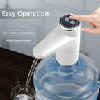 Portable Water Dispenser Pump – USB Rechargeable Automatic Water Bottle Pump