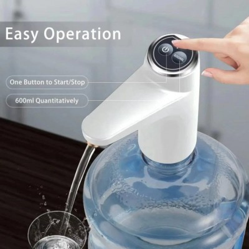 Portable Water Dispenser Pump – USB Rechargeable Automatic Water Bottle Pump