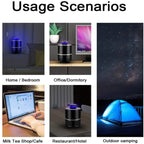 USB Electric Mosquito Killer Lamp – UV Insect & Fly Trap for Indoor Home Use