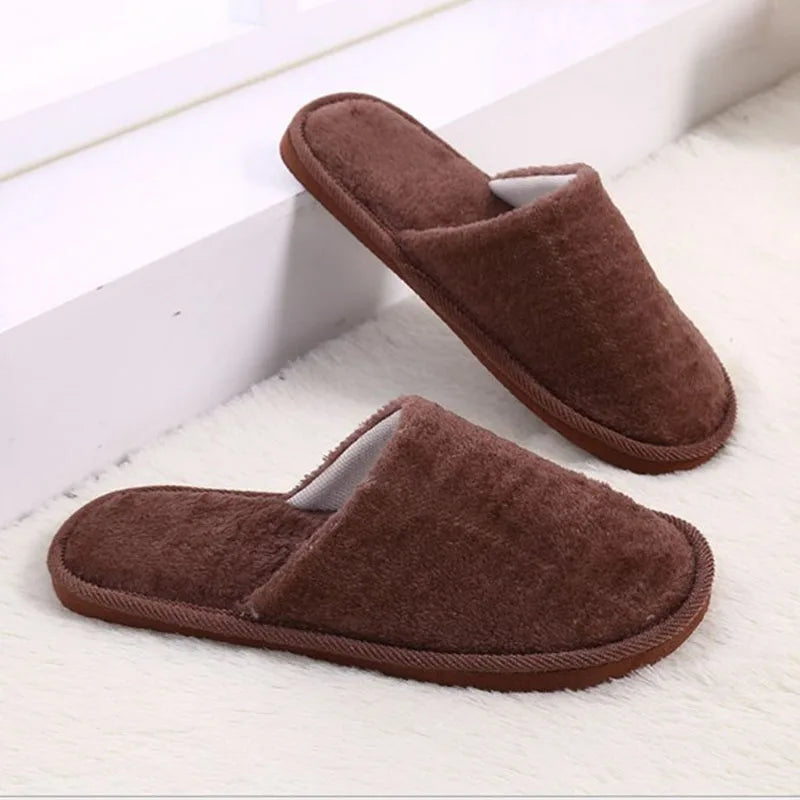 Soft Cotton Slippers for Men and Women - Unisex Indoor Spa Slippers