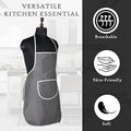 Pack of 2 Kitchen Apron – Waterproof Cooking Apron with Pocket | Adjustable & Comfortable Chef Apron