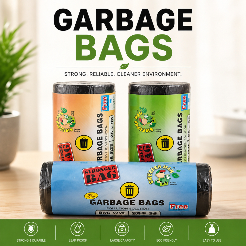 Non Toxic Export Quality Garbage Bag Roll